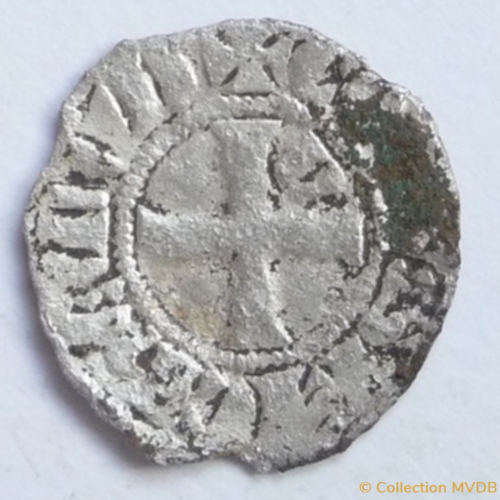 Arthur II (1305-1312). Denier monnaies europe medievale france feodales arthur ii 1305 1312 denier