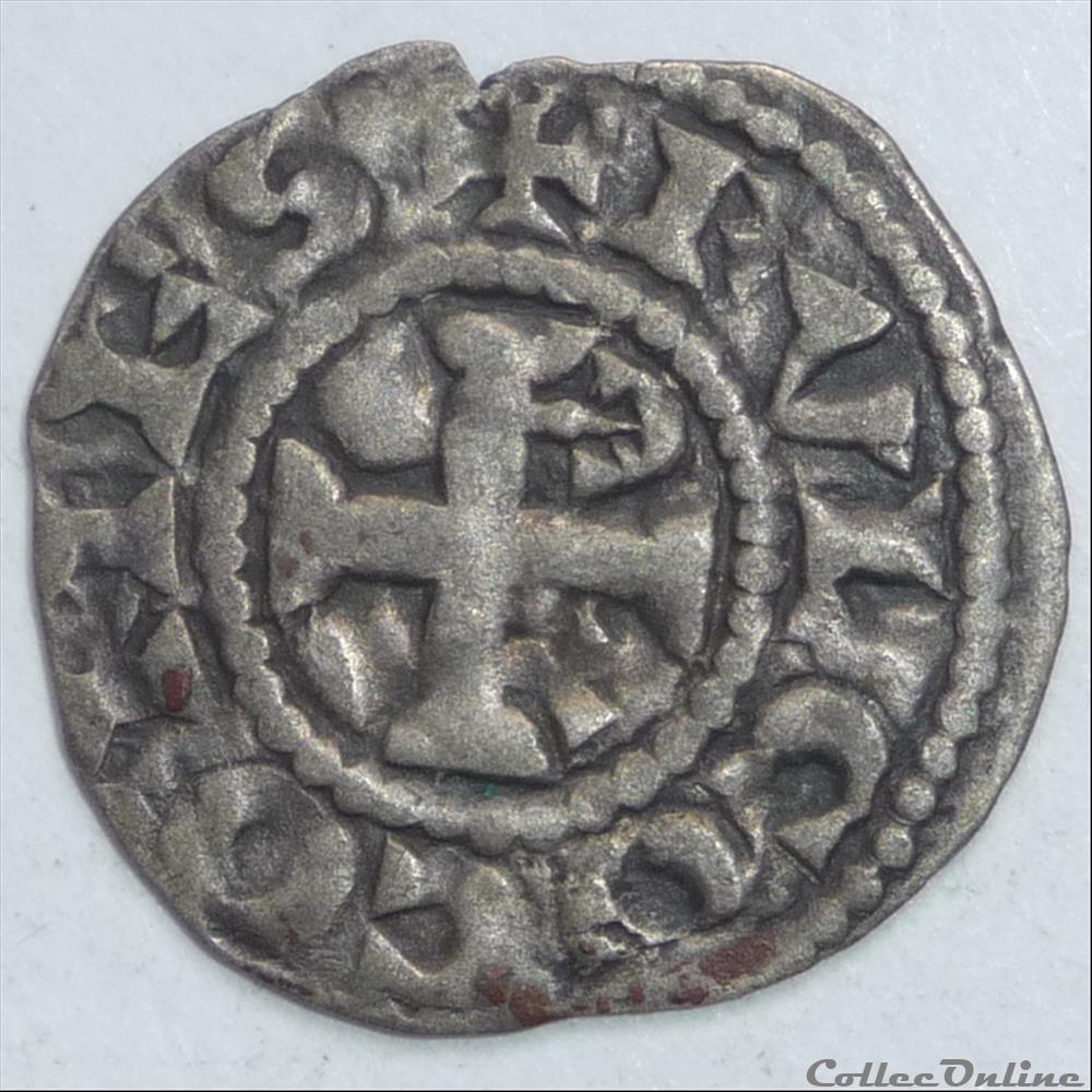 monnaie france feodale henri ii et richard coeur de lion 1151 1199 denier