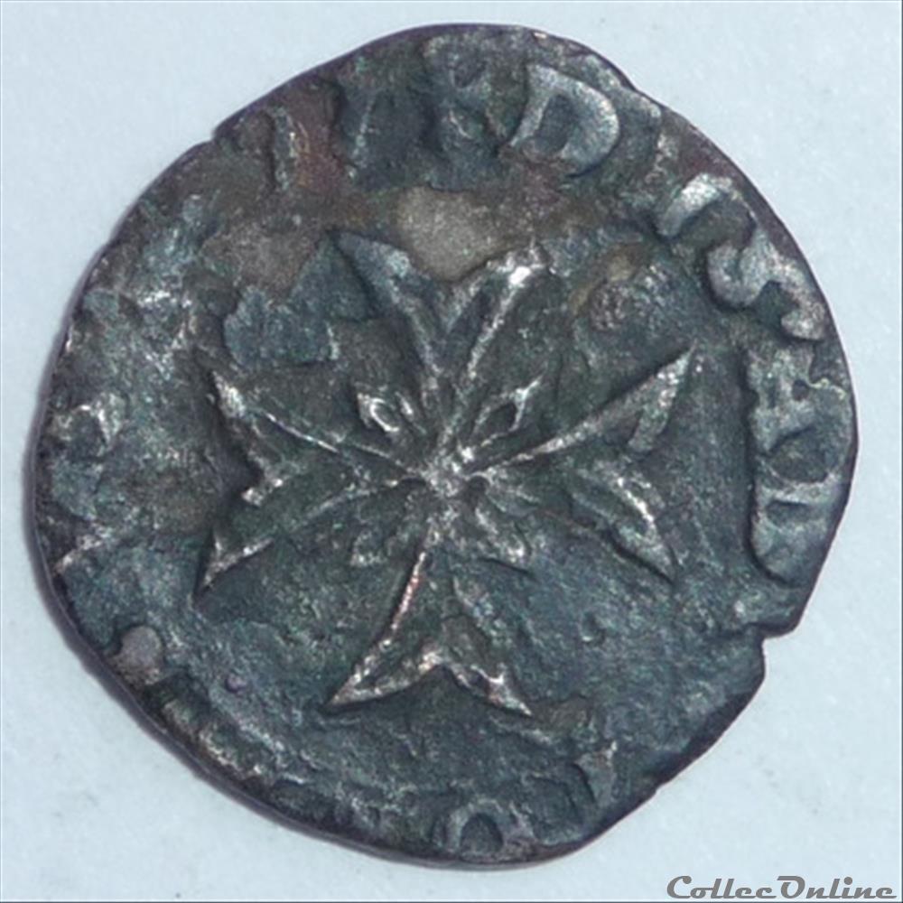 Henri II de Montpensier (1592-1608). Liard monnaie france feodale henri ii de montpensier 1592 1608 liard