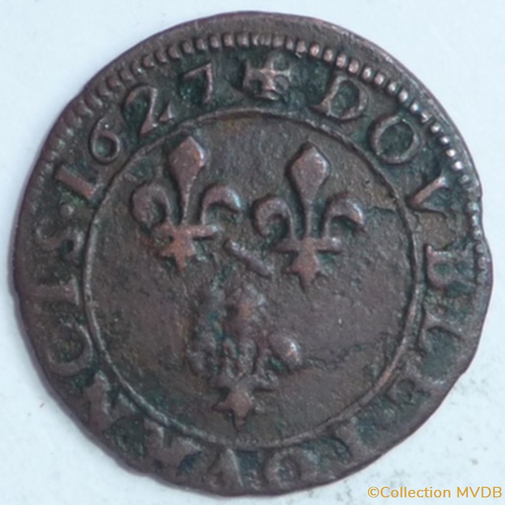 monnaies france feodales marie de montpensier 1608 1627 double tournois