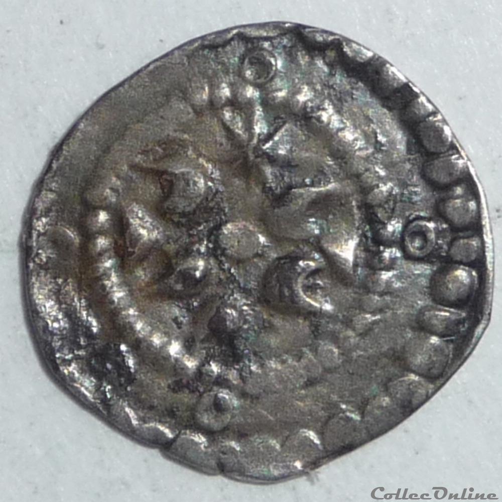 Anonymes (vers 1140-1180) . Petit denier ou maille monnaie france feodale anonymes vers 1140 1180 petit denier ou maille