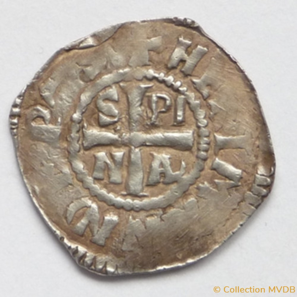 monnaies europe medievale france feodales heriman 1072 1090 denier