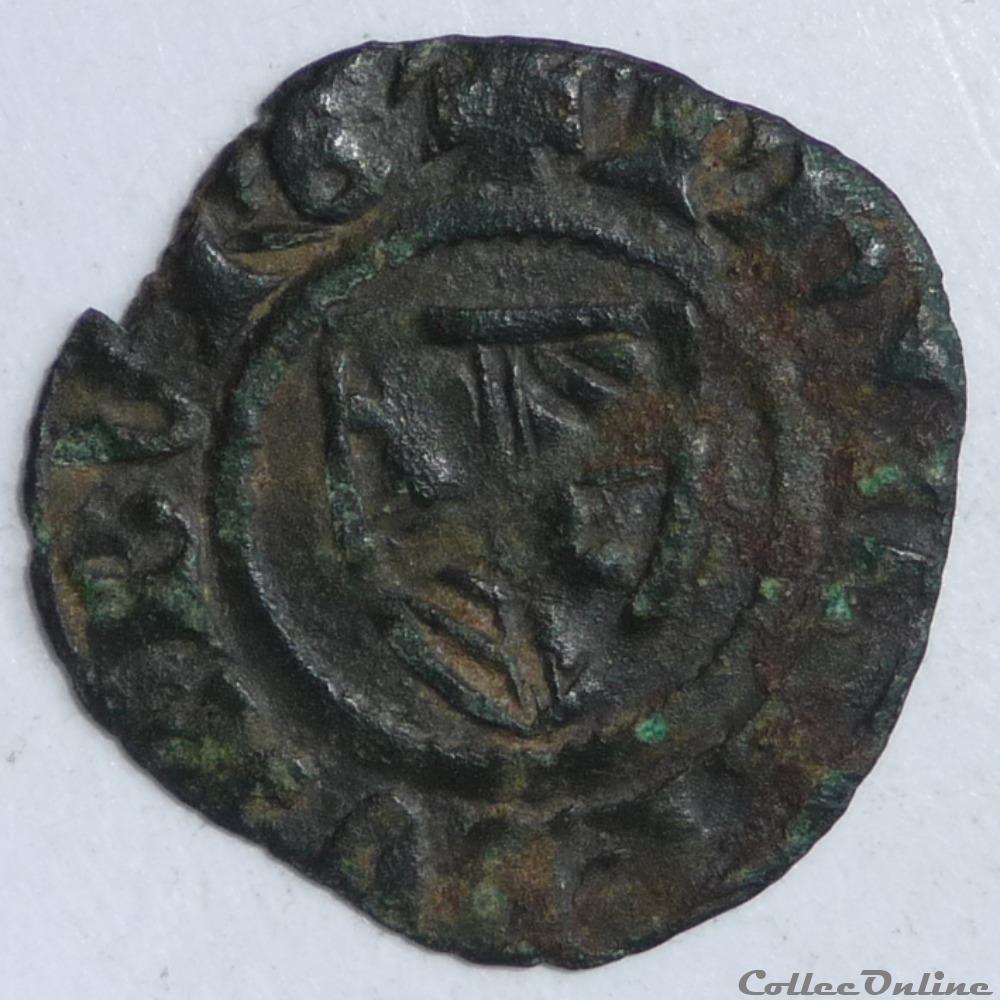 monnaie france feodale philippe le hardi 1384 1404 double mite