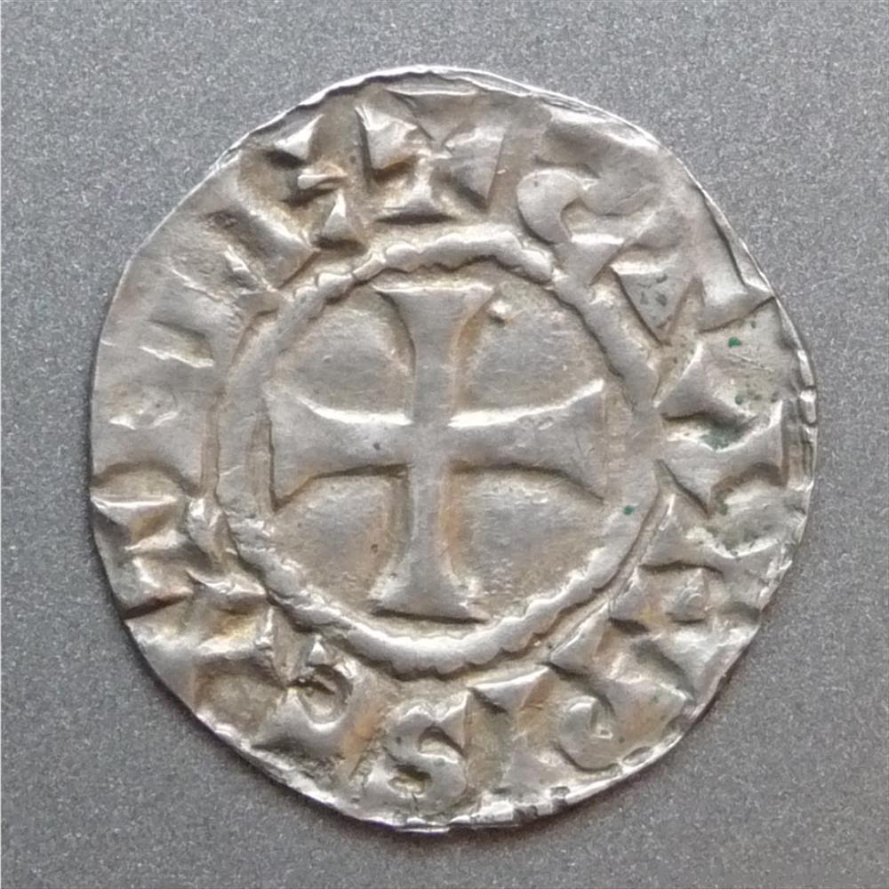monnaies europe medievale france feodales hugues le grand 936 956 denier