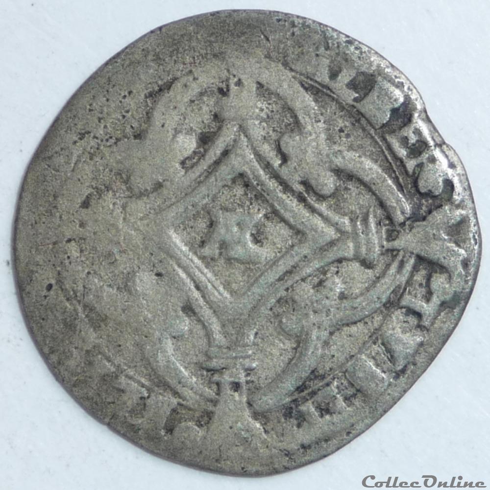 Albert et Isabelle (1598-1621) . Patard monnaie france feodale albert et isabelle 1598 1621 patard