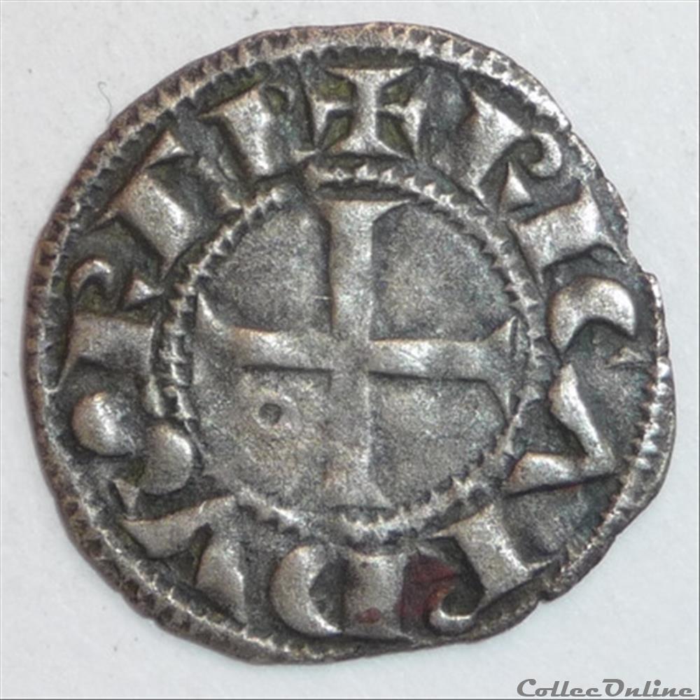 monnaie france feodale richard coeur de lion 1189 1196 denier