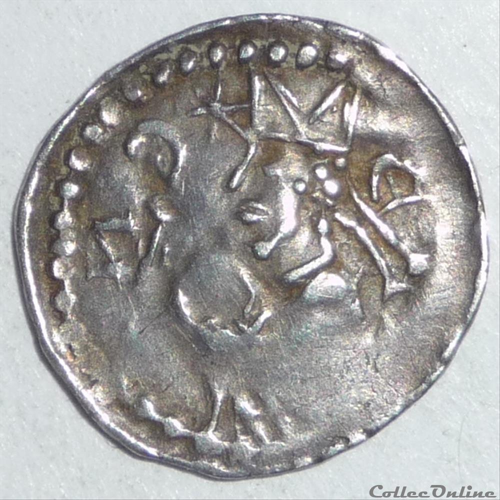 Jean 1er d' Apremont (1224-1238). Denier monnaie france feodale jean 1er apremont 1224 1238 denier
