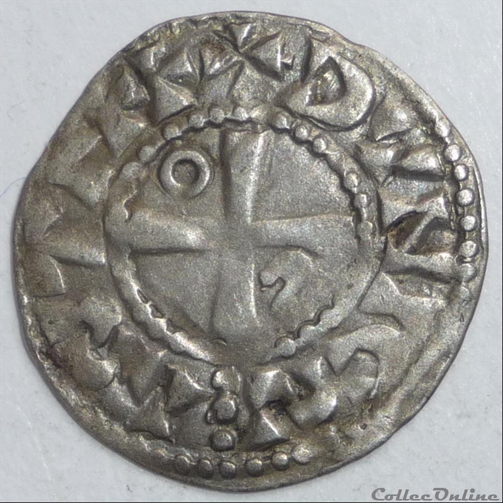 monnaie france feodale thibaut iv le grand 1102 1151 denier