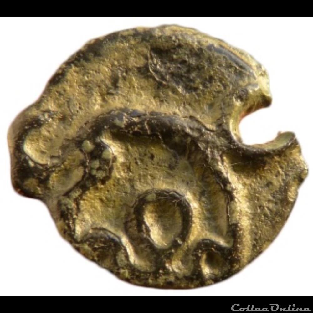 Série 38 ( classe I c ) potin à la tête d'indien / sanglier à droite monnaie antique gauloise serie 38 classe i c potin a la tete indien sanglier a droite