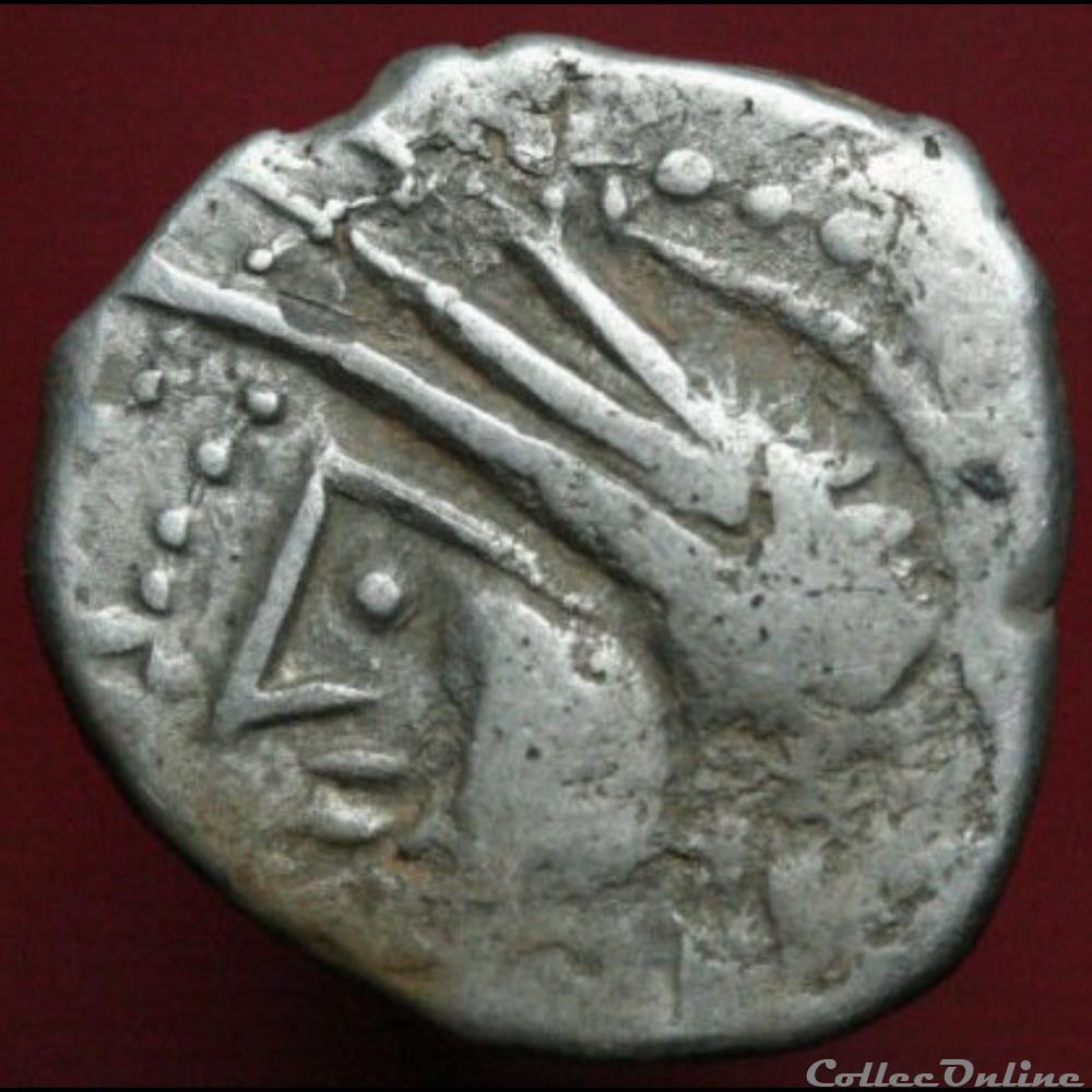 DT série 884 Quinaire KALETEDOY monnaie antique gauloise dt serie 884 quinaire kaletedoy
