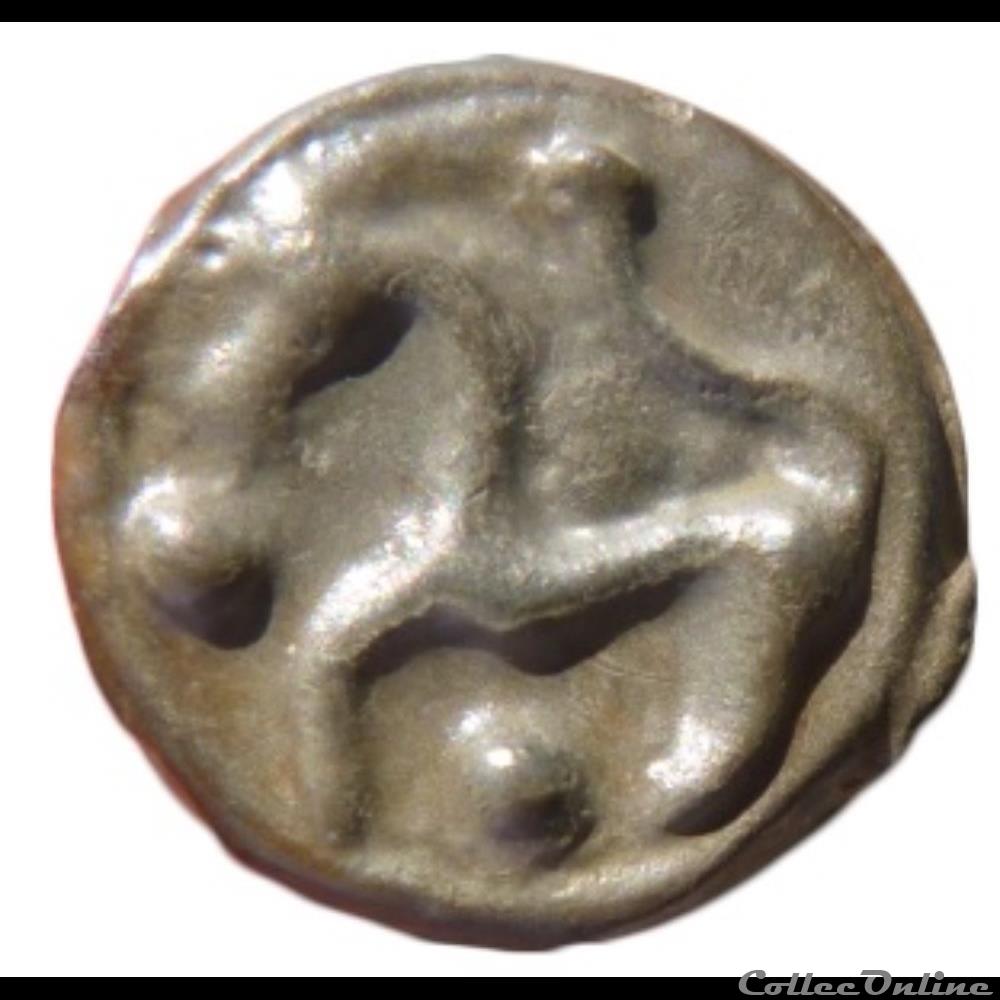 Série 559 DT 2640 Potin à la tête d'indien monnaie antique gauloise serie 559 dt 2640 potin a la tete indien