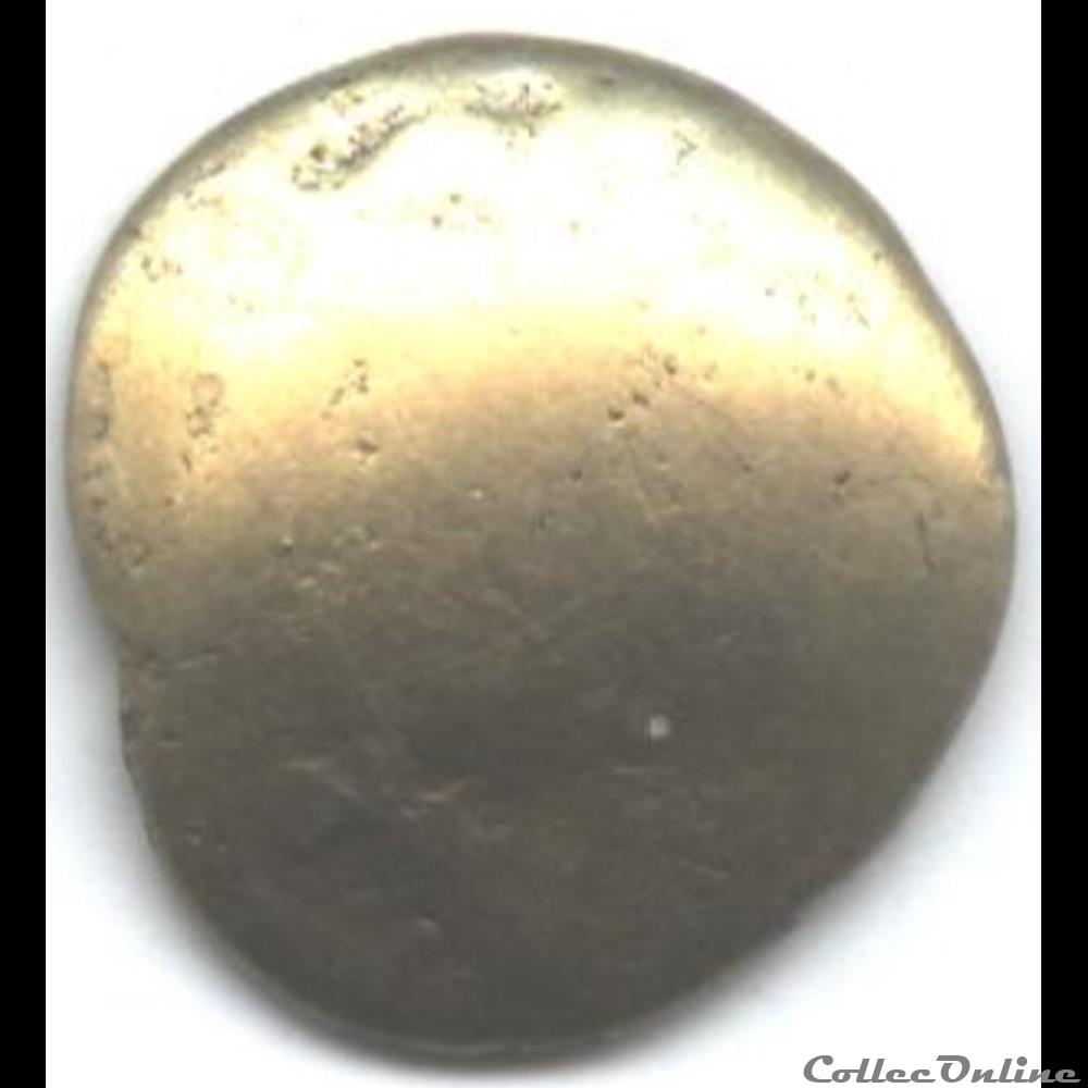 Série 833 DT 3066 Quart de statère à la rouelle séquano-helvète / tête à droite monnaie antique gauloise serie 833 dt 3066 quart de statere a la rouelle sequano helvete tete a droite
