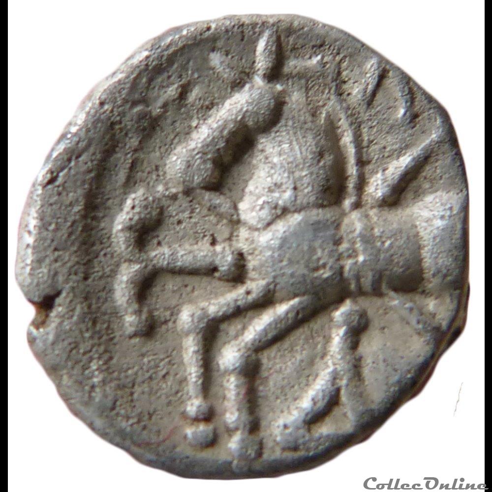 DT série 884 Quinaire KALETEDOY monnaie antique gauloise dt serie 884 quinaire kaletedoy