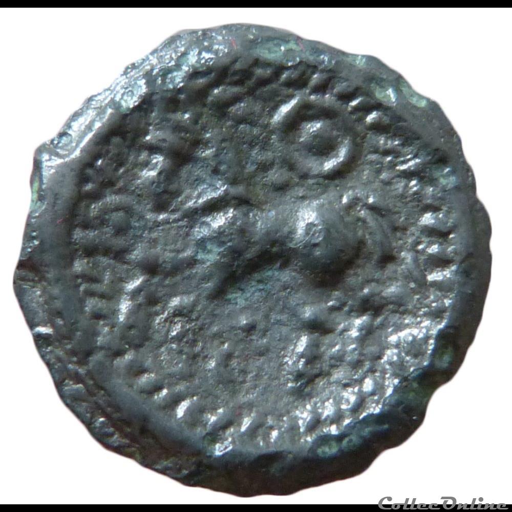 monnaie antique gauloise serie 35 potin au swastika