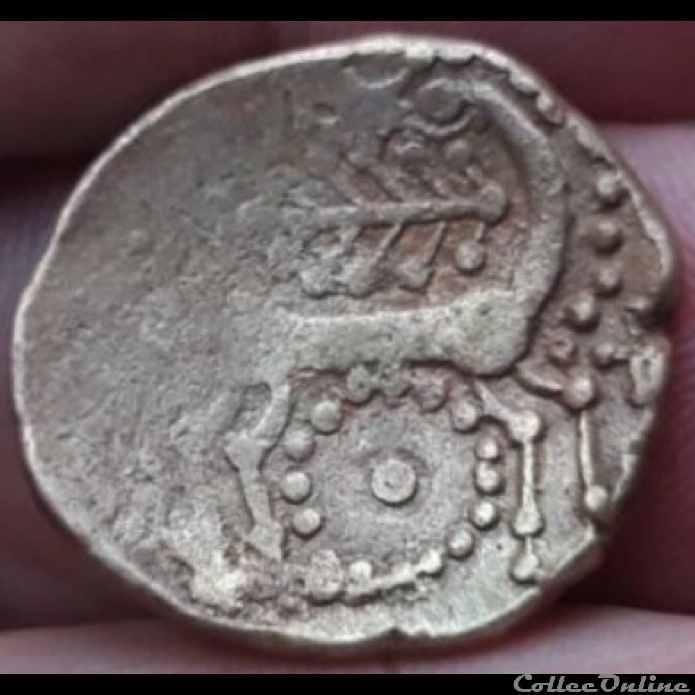 monnaie antique gauloise serie 21 dt 137 statere d or au cheval retourne