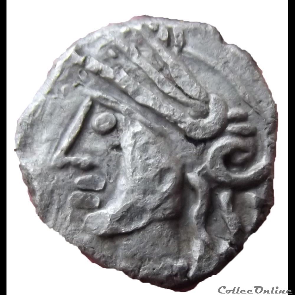 DT série 884 Quinaire KALETEDOY monnaie antique gauloise dt serie 884 quinaire kaletedoy