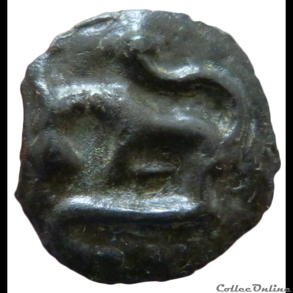 Série 854 DT Potin au bandeau monnaie antique gauloise serie 854 dt potin au bandeau