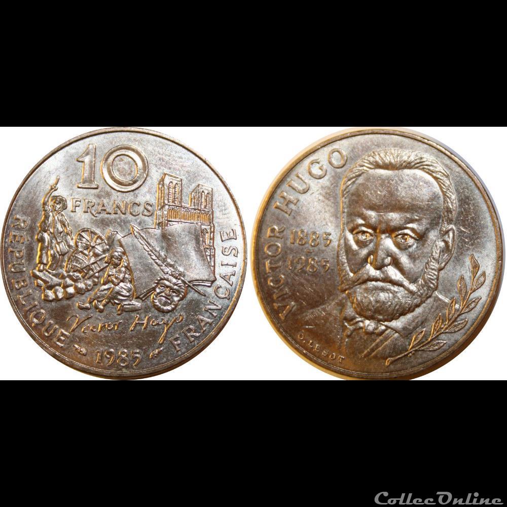 10 francs Victor Hugo 1985 monnaie france moderne 10 francs victor hugo 1985