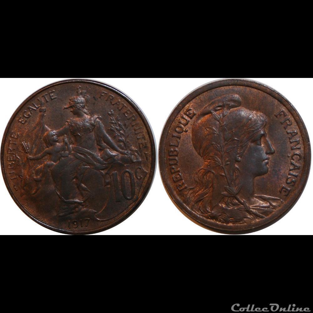 10 centimes Daniel-Dupuis 1917 monnaie france moderne 10 centimes daniel dupuis 1917