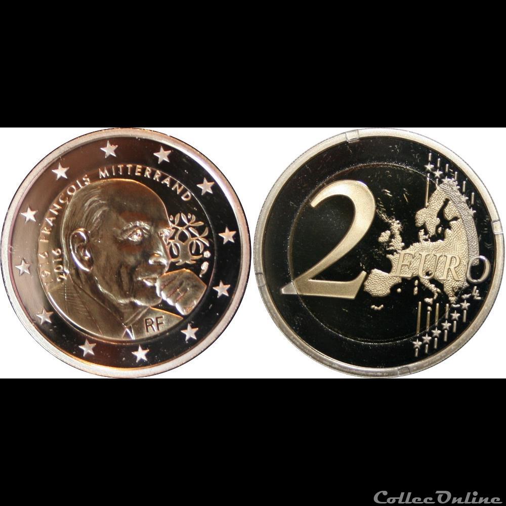 2 € comm. - François Mitterand 2016 monnaie euro france 2 comm francois mitterand 2016