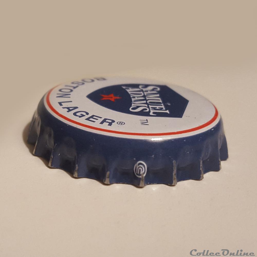 Samuel Adams - Boston Lager 3 capsule muselet biere usa samuel adams boston lager