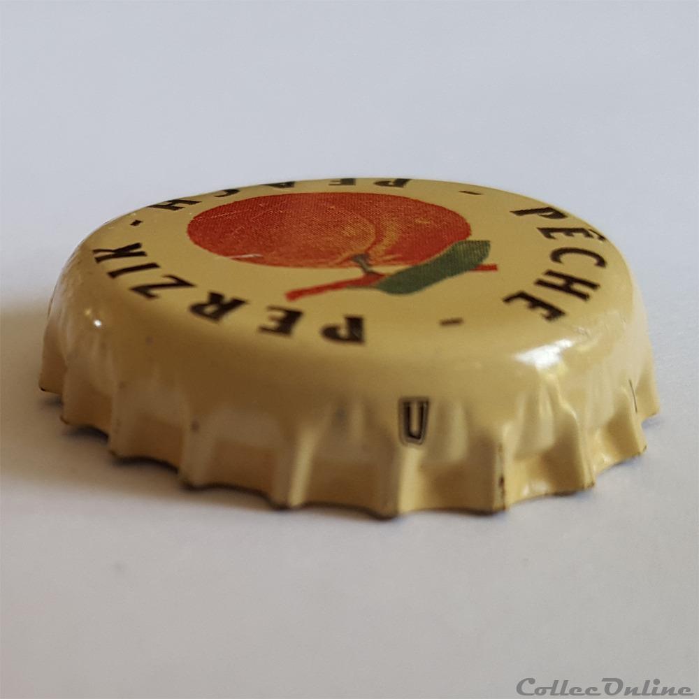 capsule muselet biere belgique lefebvre peche