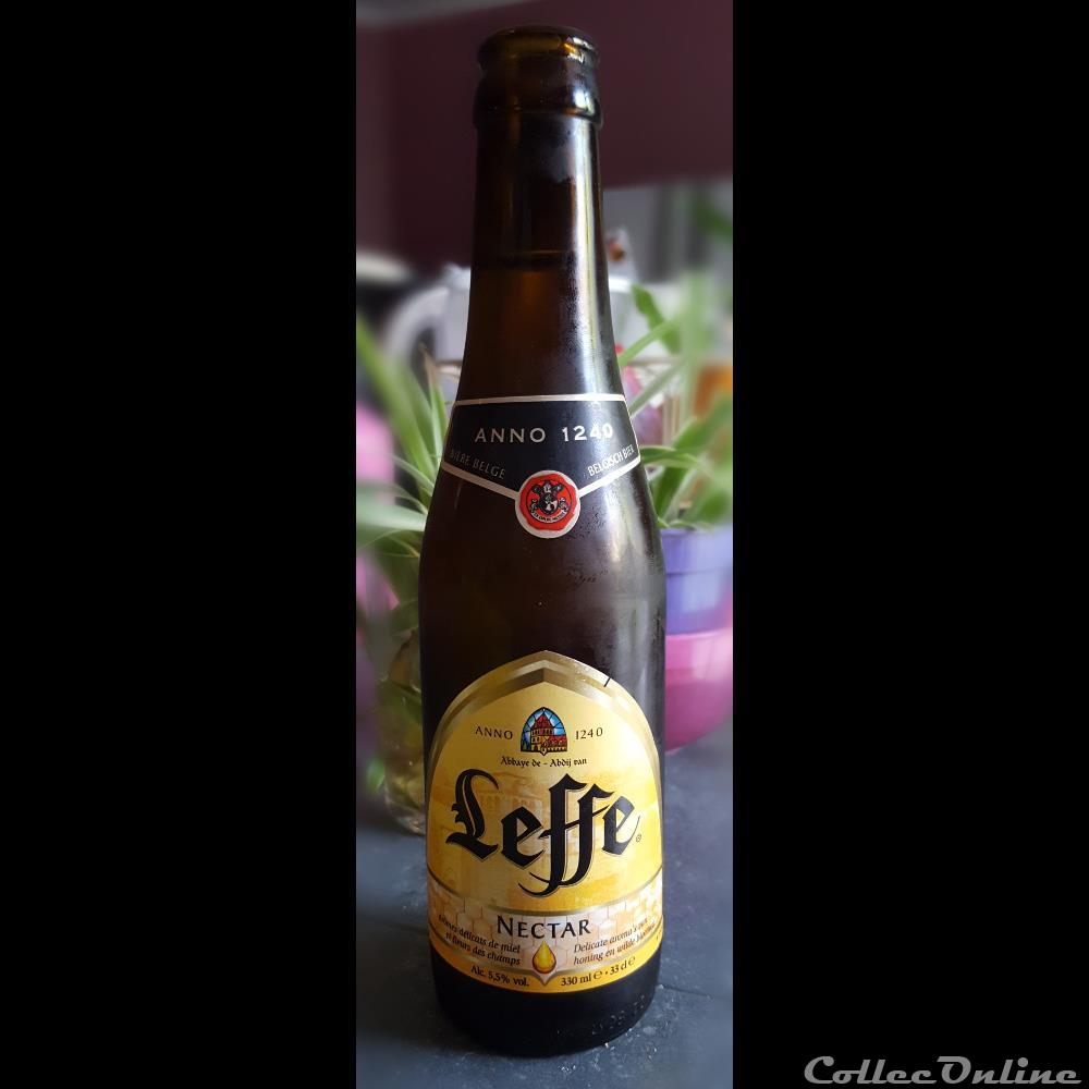 capsule muselet biere belgique leffe nectar