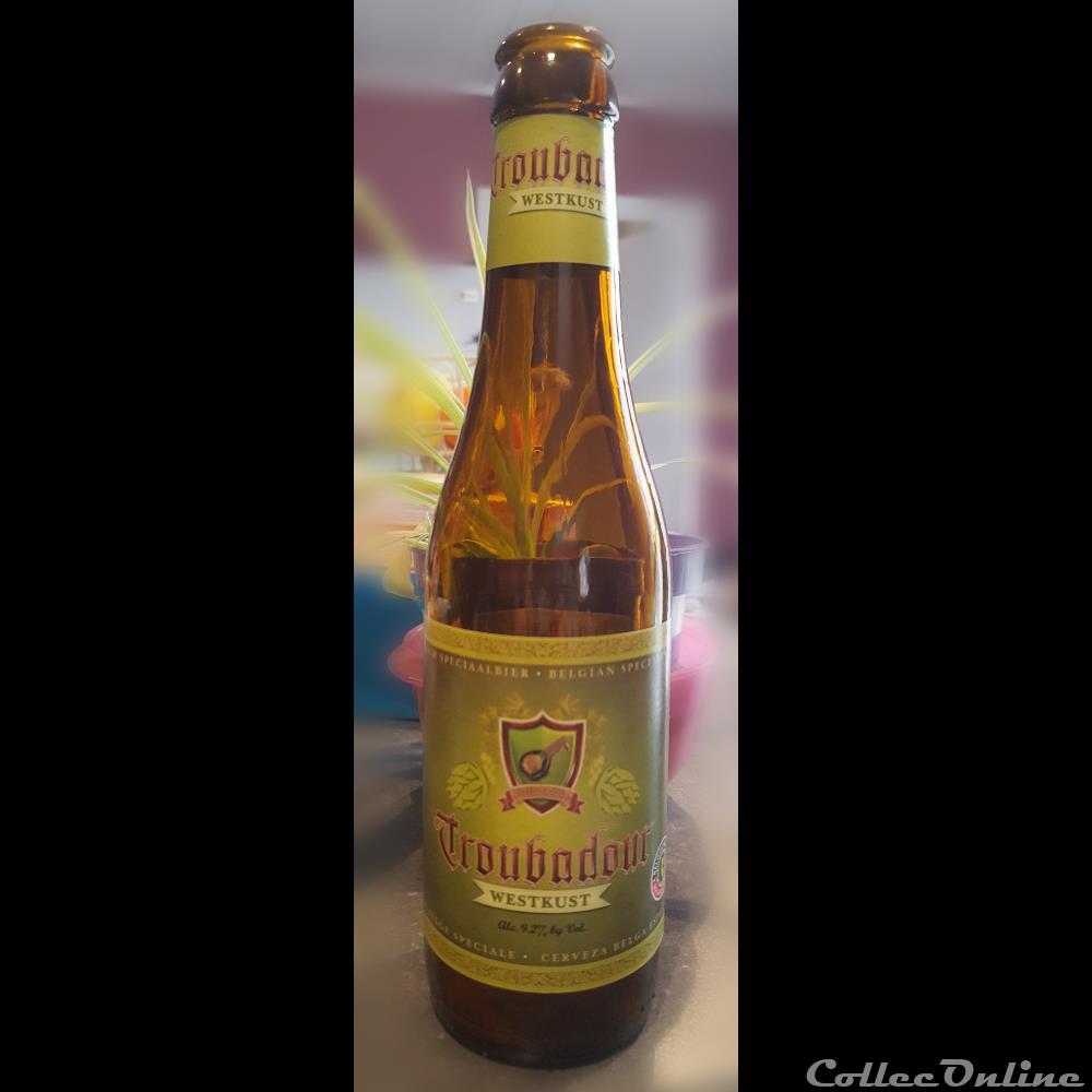 Troubadour Westkust 2 capsule muselet biere belgique troubadour westkust