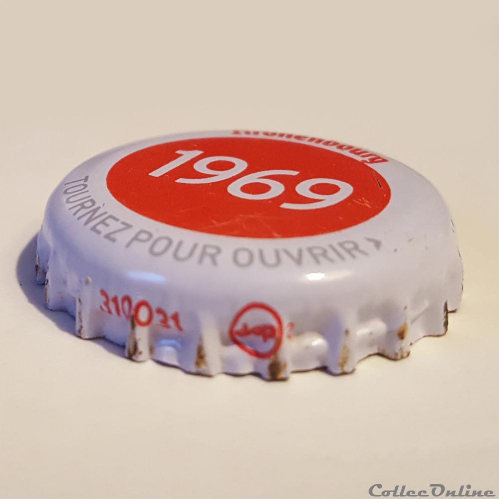 Les années qui comptent I - dap - Blanche - 1969 2 capsule muselet biere allemagne les annees qui comptent i dap blanche 1969