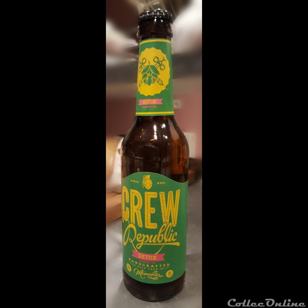 Crew Republic Detox (A présent Hop Junkie) 2 capsule muselet biere allemagne crew republic detox a present hop junkie