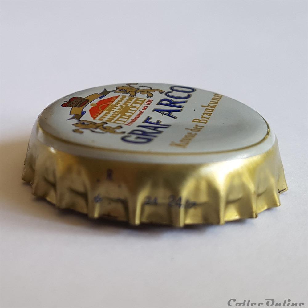 Graf Arco 3 capsule muselet biere allemagne graf arco