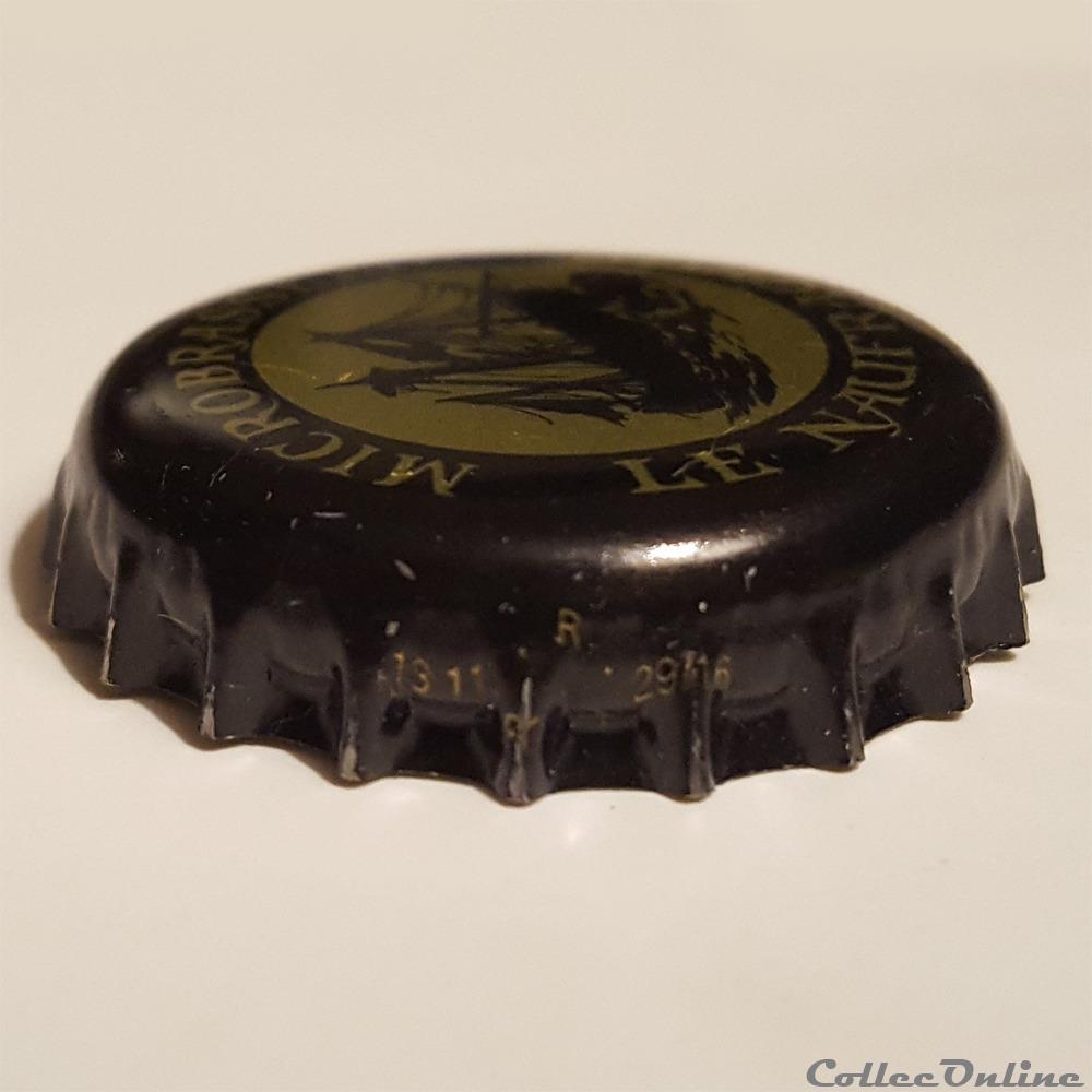 Microbrasserie le naufrageur 2 capsule muselet biere canadum microbrasserie le naufrageur
