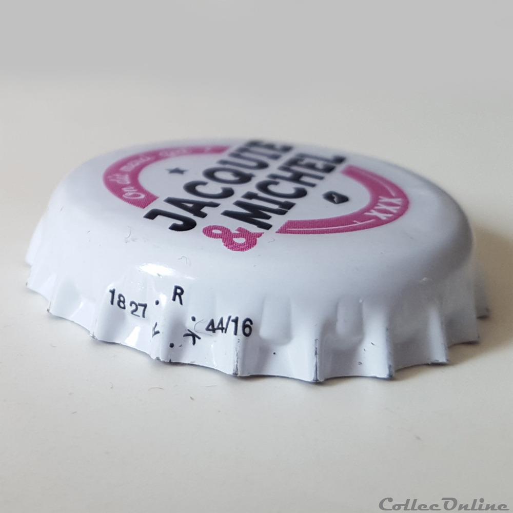 Jacquie & Michel 3 capsules muselets biere france jacquie michel