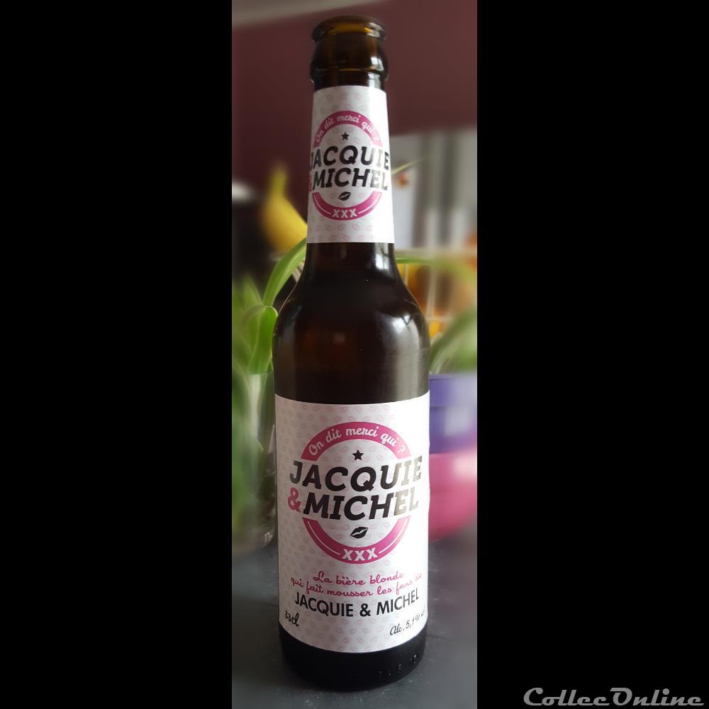 Jacquie & Michel 2 capsules muselets biere france jacquie michel
