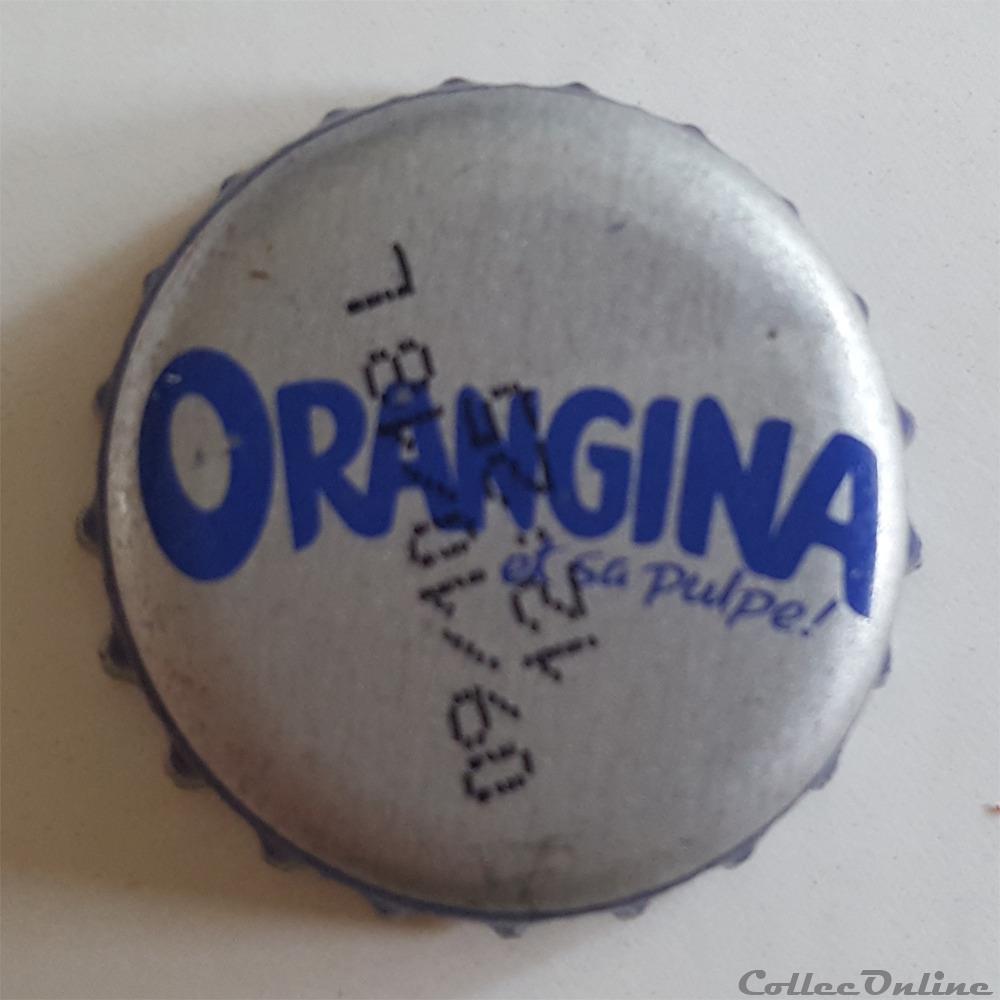 Orangina capsule muselet biere canadum orangina