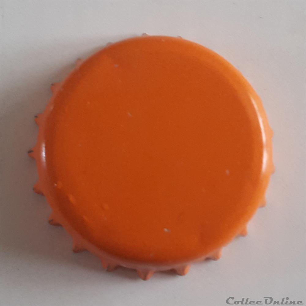 Unie - Orange - FK capsule muselet biere belgique unie orange fk