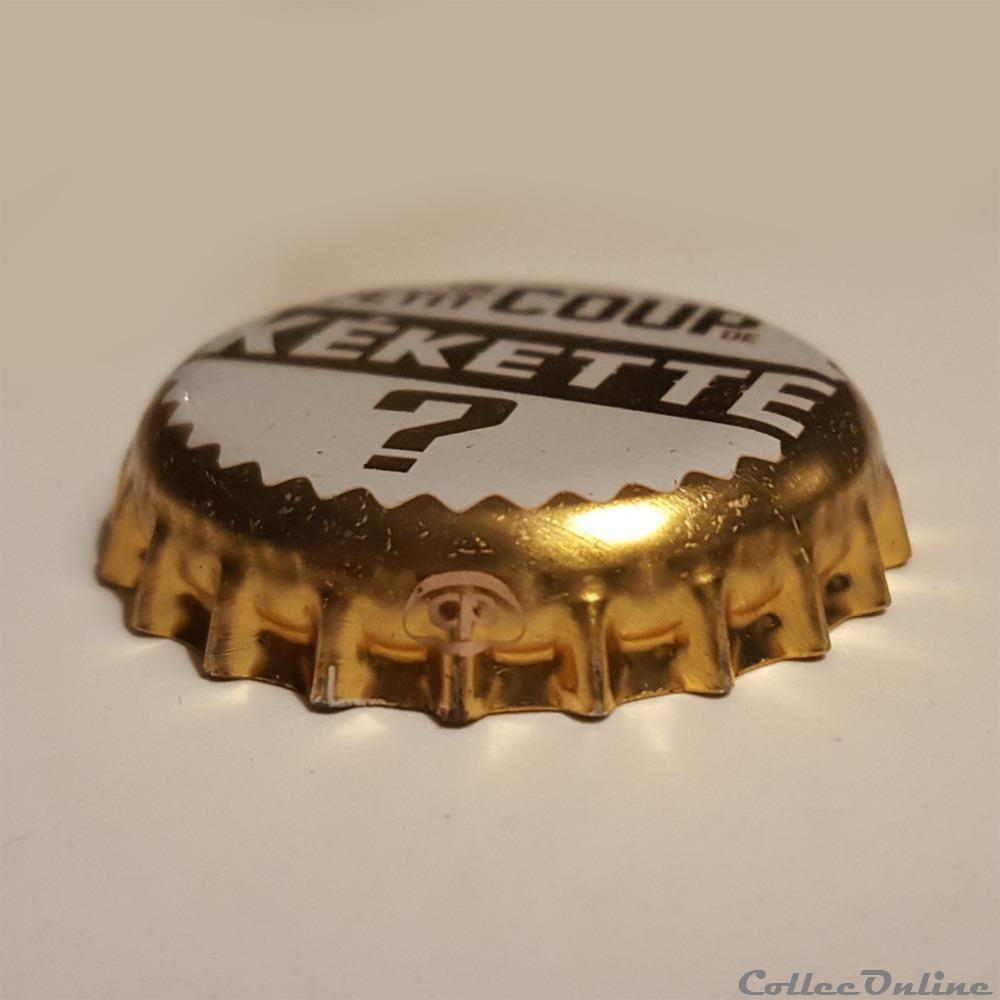 Kekette Blonde 4 capsule muselet biere france kekette blonde