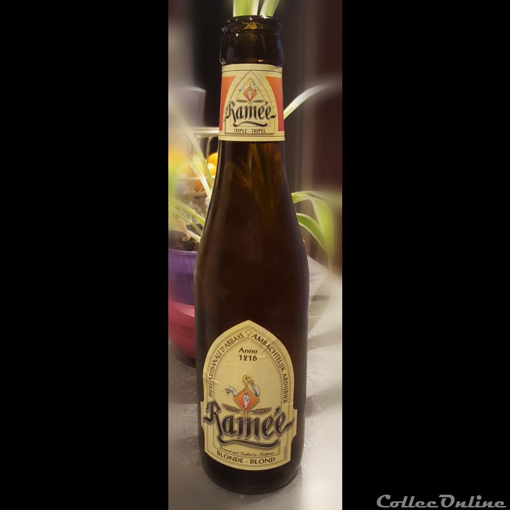 Ramée blonde 2 capsule muselet biere belgique ramee blonde