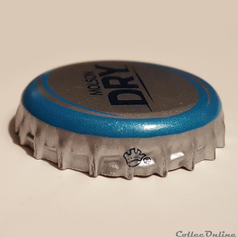Molson Dry 3 capsule muselet biere canadum molson dry