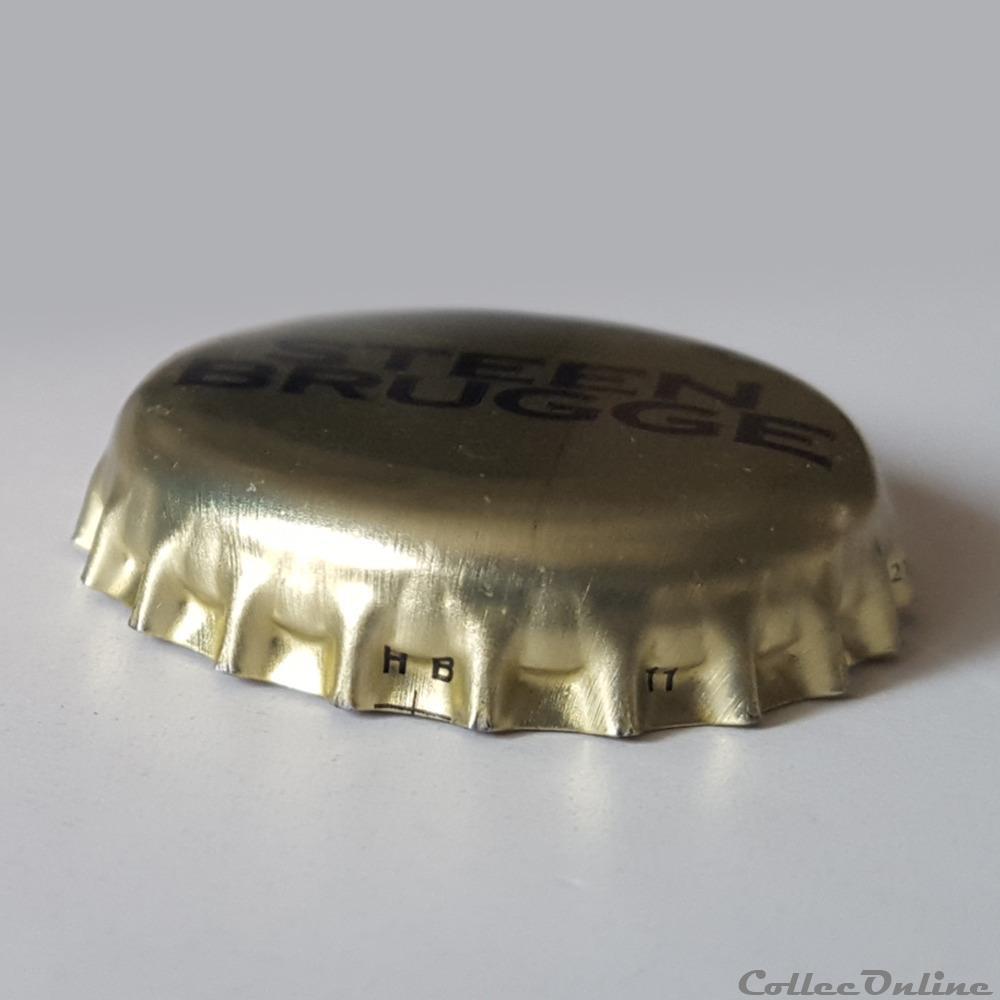 Steen Brugge Blonde 3 capsule muselet biere belgique steen brugge blonde