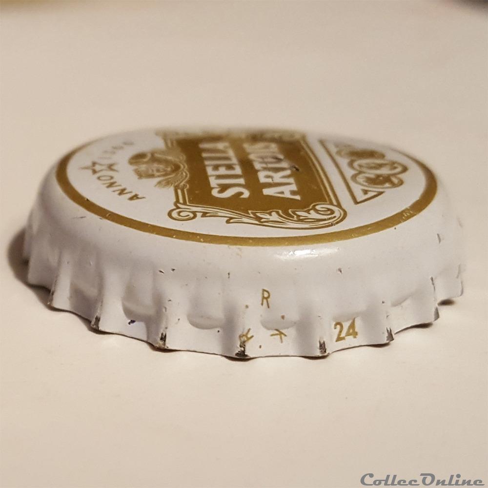 Stella Artois 2 capsule muselet biere belgique stella artois