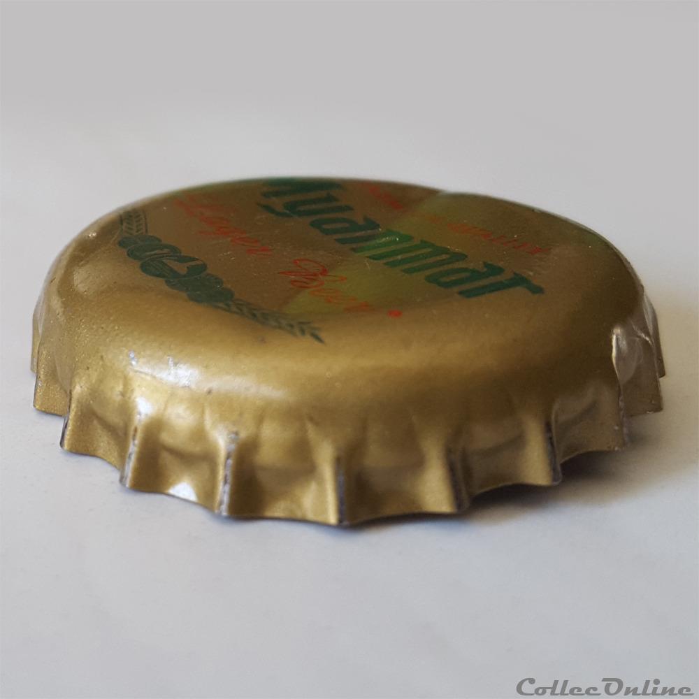 Myanmar Lager Beer 2 capsule muselet biere france myanmar lager beer