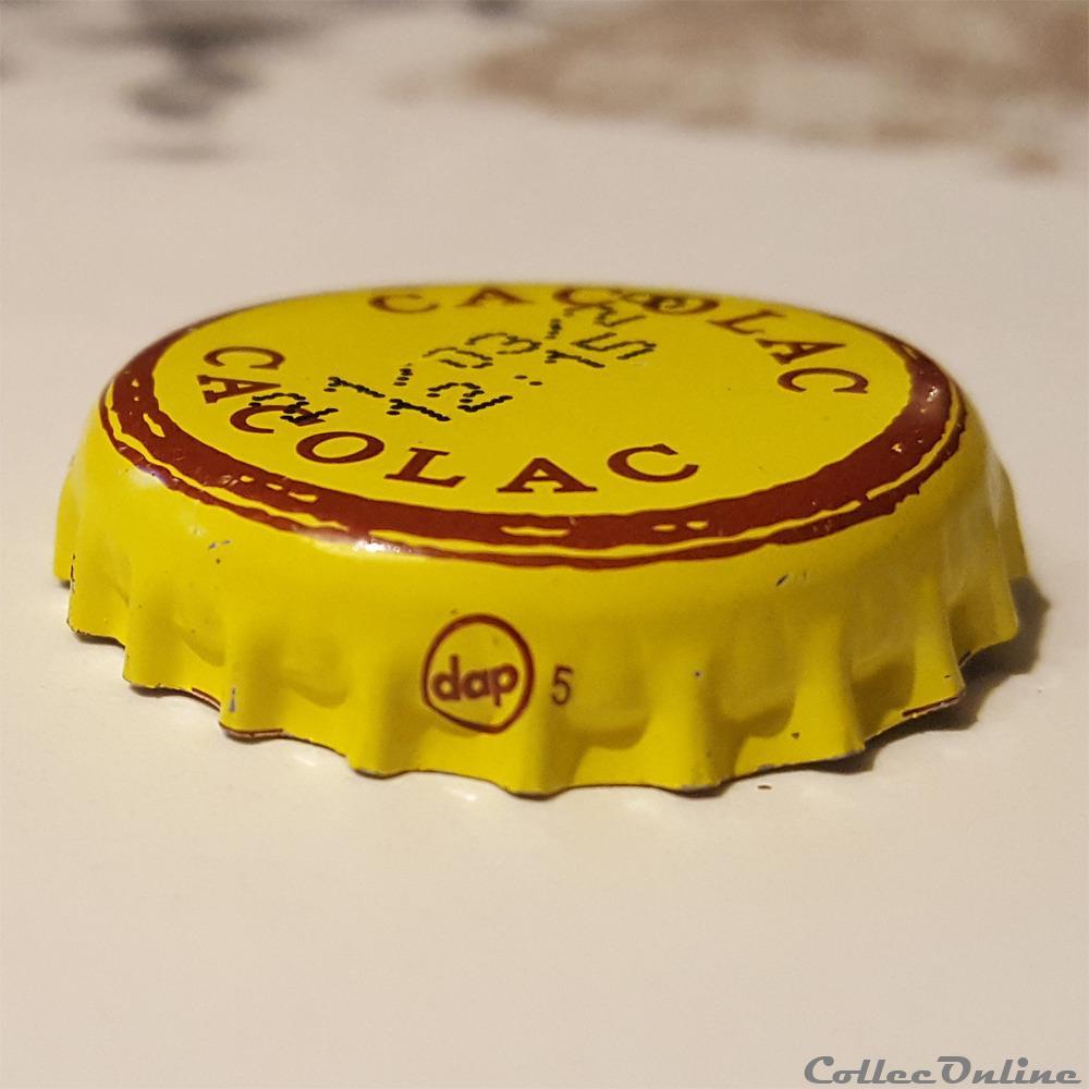 Cacolac 2 capsule muselet biere royaume uni cacolac