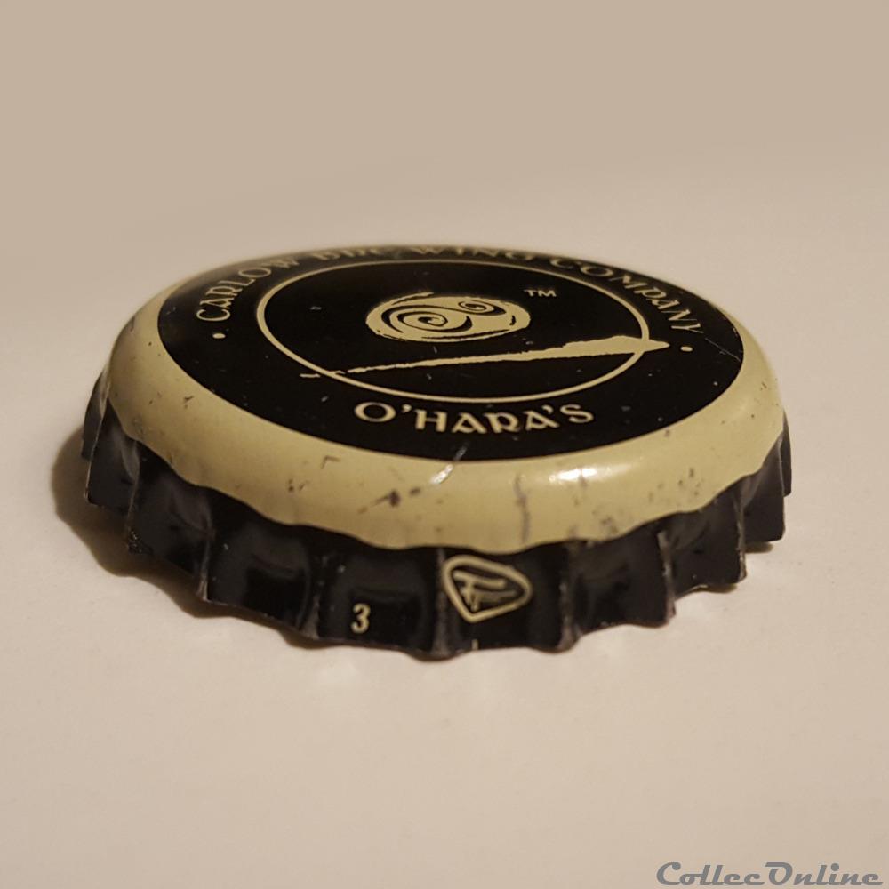 capsule muselet biere belgique hara irish stout