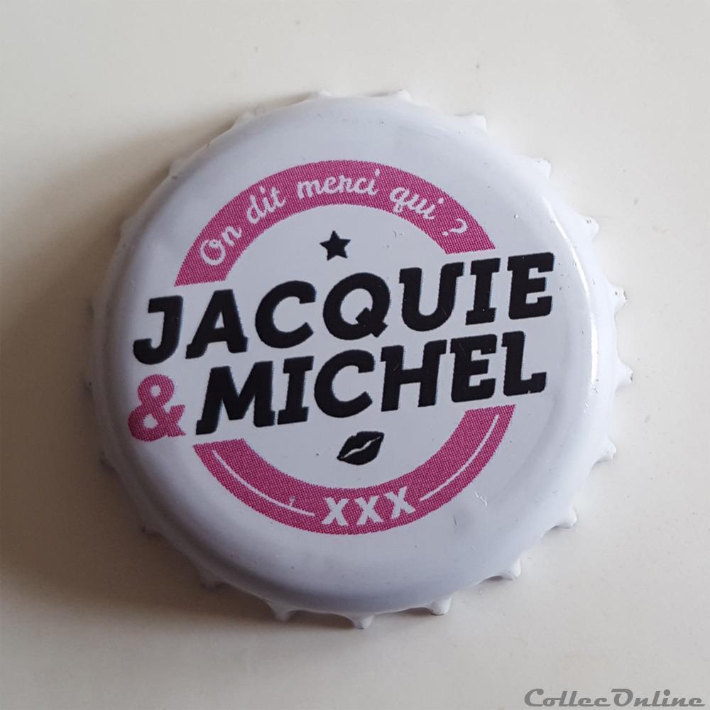 Jacquie & Michel capsules muselets biere france jacquie michel
