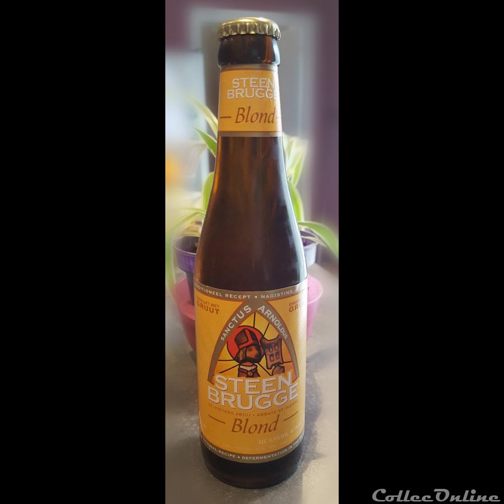 Steen Brugge Blonde 2 capsule muselet biere belgique steen brugge blonde