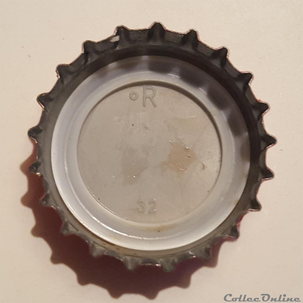 capsule muselet biere belgique unie rose rrk
