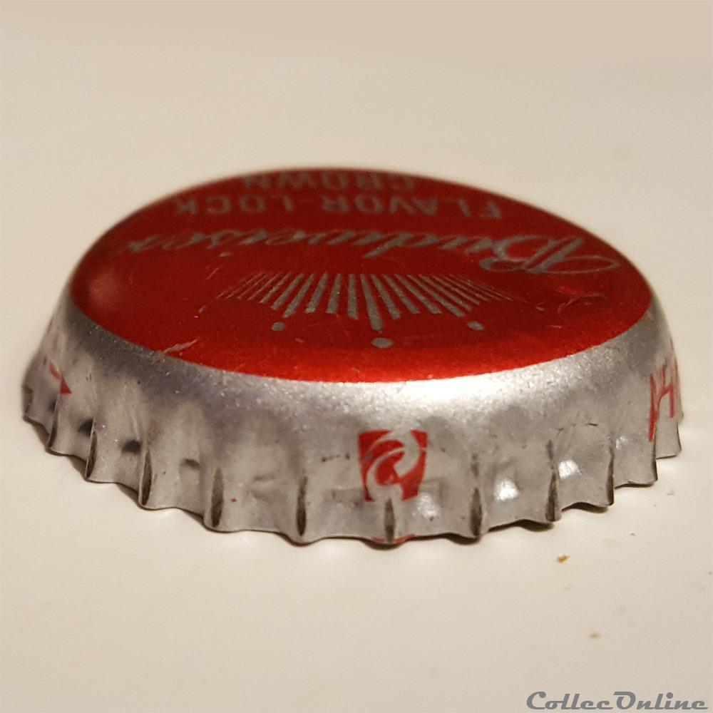 Budweiser 2 capsule muselet biere usa budweiser