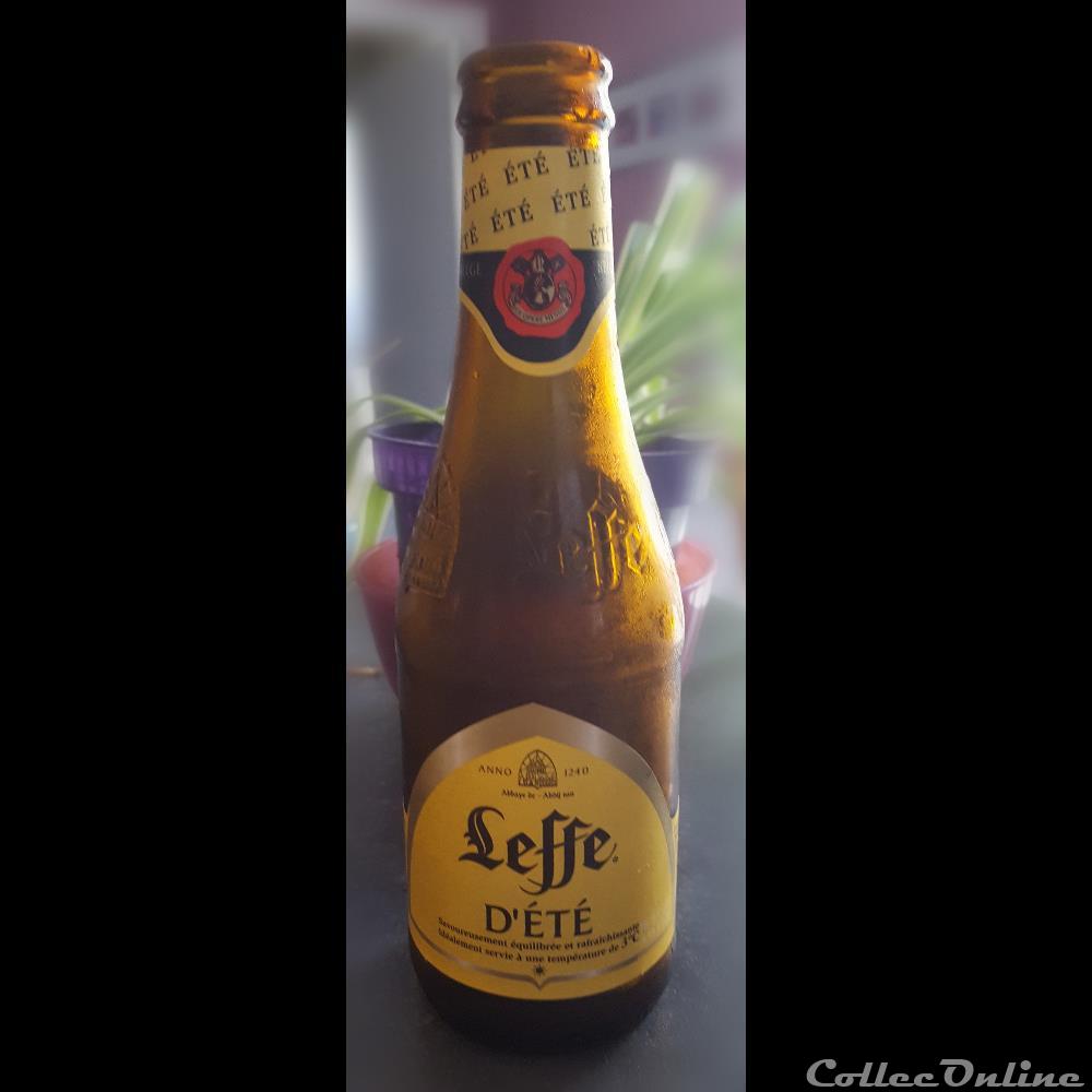 Leffe d'été 4 capsule muselet biere belgique leffe ete