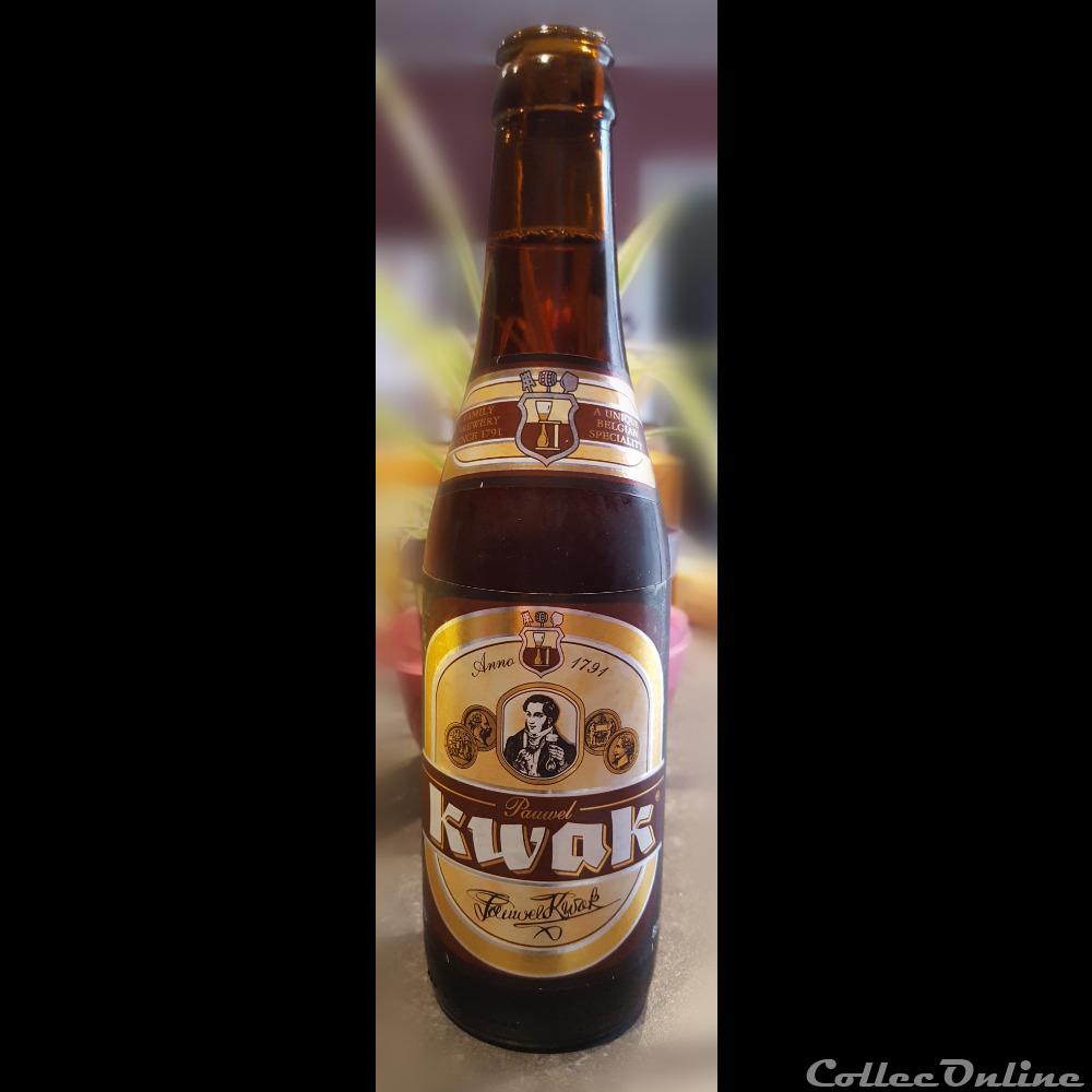 Kwak 2 capsule muselet biere belgique kwak